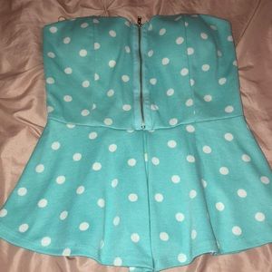 Polka dot Peplum